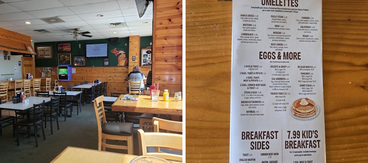 Cork Pine Eatery & Saloon Menu
